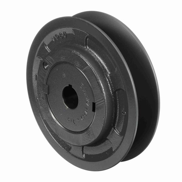 1 Groove Cast Iron Finish Bore Fhp Variable Pitch Sheave, 1VP60X7/8